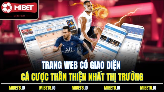 Trang web có giao diện cá cược thân thiện nhất thị trường